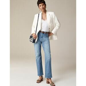 J Crew High Rise Straight Jeans 30 10 NWT Light Wash CC613 J.Crew 1996 Stretch